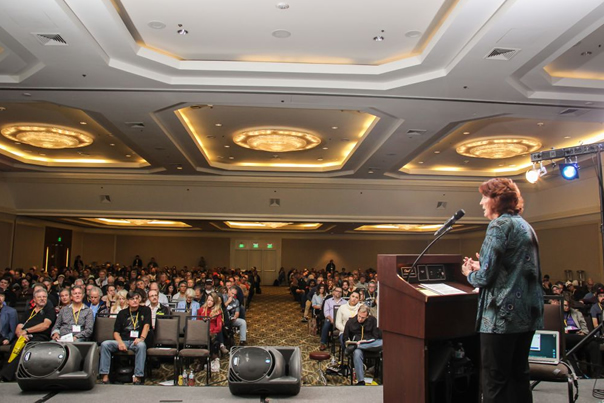 Robin Frederick packed the ballroom once again, and for good reason, her presentations are always super well-prepared, and incredibly informative!