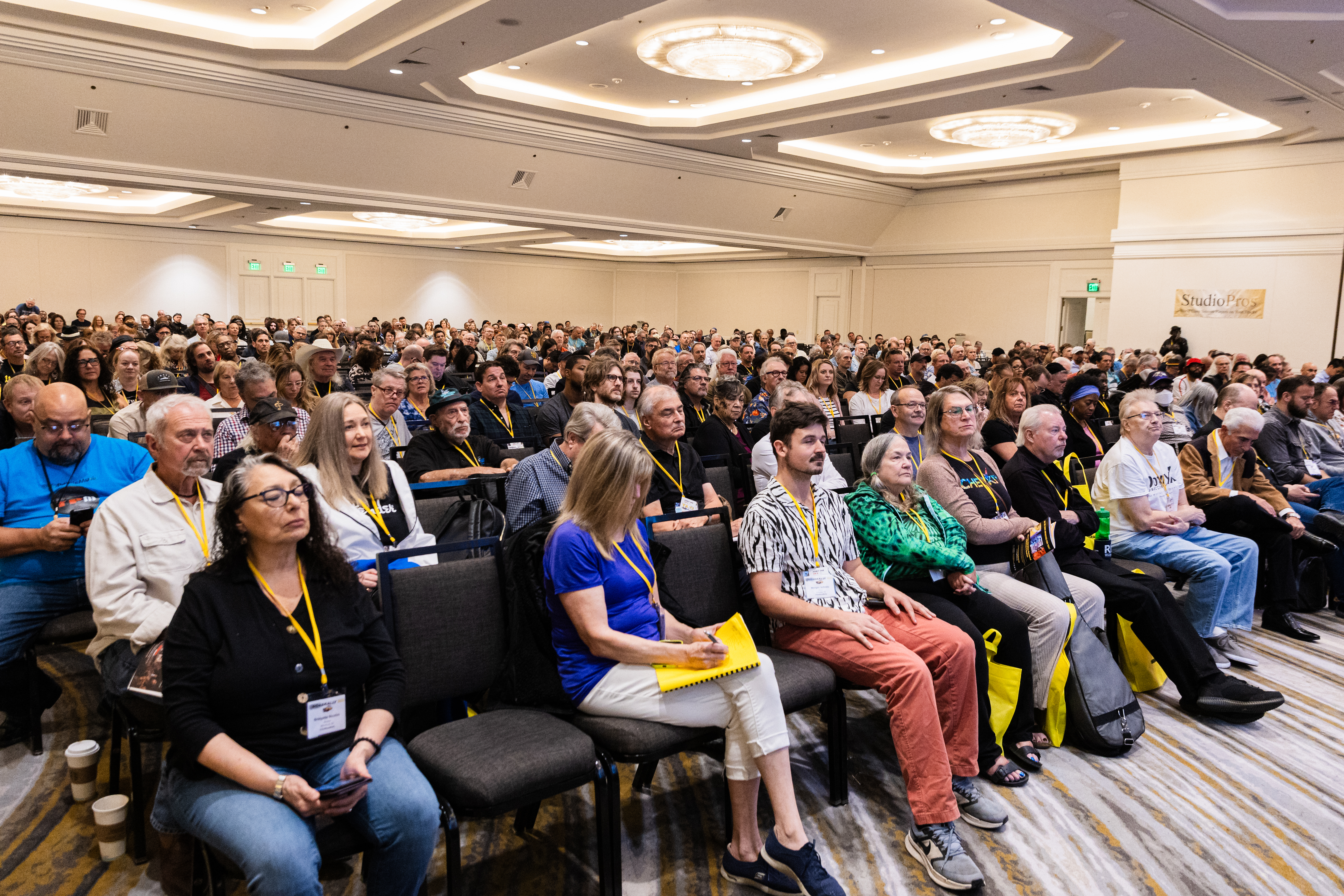 The Grand Ballroom was full for the Keynote Interview!